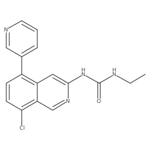 1-(8-Chloro-5-pyridin-3-ylisoquinolin-3-yl)-3-ethylurea Structure