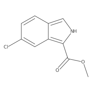 Methyl 6-chloro-2H-isoindole-1-carboxylate结构式