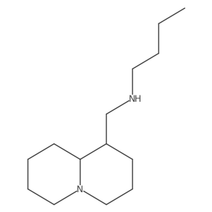 N-(octahydro-2H-quinolizin-1-ylmethyl)butan-1-amine Structure