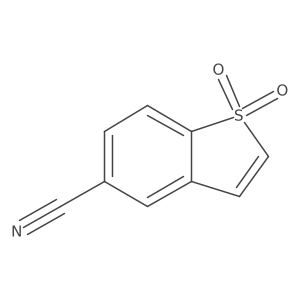 1,1-Dioxo-1lambda6-benzothiophene-5-carbonitrile结构式