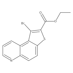 Ethyl 1-bromothieno[3,2-f]quinoline-2-carboxylate Structure