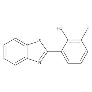 2-(2-Benzothiazolyl)-6-fluorophenol Structure