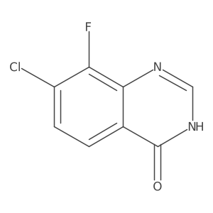 7-Chloro-8-fluoro-3,4-dihydroquinazolin-4-one Structure