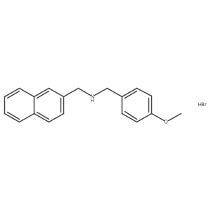 (4-Methoxybenzyl)(2-naphthylmethyl)amine hydrobromide Structure