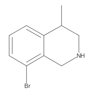 8-Bromo-4-methyl-1,2,3,4-tetrahydroisoquinoline结构式