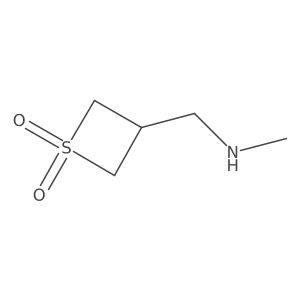 1-(1,1-dioxothietan-3-yl)-N-methyl-methanamine Structure