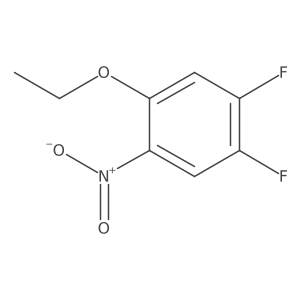 1,2-Difluoro-4-ethoxy-5-nitrobenzene Structure