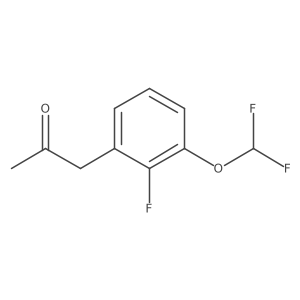 1-(3-(Difluoromethoxy)-2-fluorophenyl)propan-2-one结构式