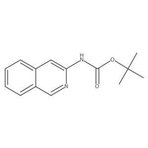 tert-Butyl isoquinolin-3-ylcarbamate结构式