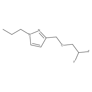 3-[(2,2-difluoroethoxy)methyl]-1-propyl-1H-pyrazole Structure