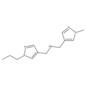 [(1-methyl-1H-pyrazol-4-yl)methyl][(1-propyl-1H-pyrazol-4-yl)methyl]amine Structure