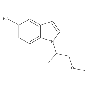 1-(1-methoxypropan-2-yl)-1H-indol-5-amine Structure