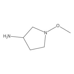 1-Methoxypyrrolidin-3-amine结构式