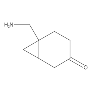 6-(Aminomethyl)bicyclo[4.1.0]heptan-3-one Structure