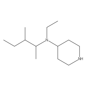 N-ethyl-N-(3-methylpentan-2-yl)piperidin-4-amine Structure