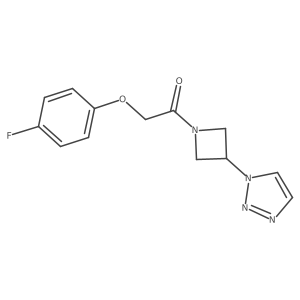1-(3-(1H-1,2,3-triazol-1-yl)azetidin-1-yl)-2-(4-fluorophenoxy)ethanone Structure