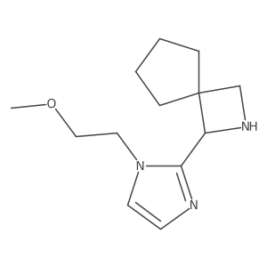 1-[1-(2-Methoxyethyl)-1H-imidazol-2-yl]-2-azaspiro[3.4]octane Structure