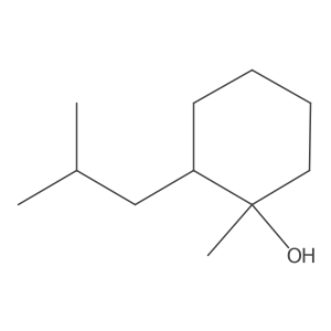 rac-(1R,2S)-1-methyl-2-(2-methylpropyl)cyclohexan-1-ol Structure