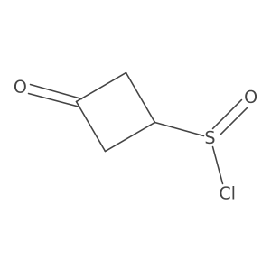 3-Oxocyclobutane-1-sulfinyl chloride Structure