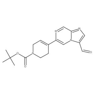 Tert-butyl 4-{3-formylimidazo[1,2-a]pyrazin-6-yl}-1,2,3,6-tetrahydropyridine-1-carboxylate Structure