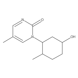 1-(5-Hydroxy-2-methylcyclohexyl)-5-methyl-1,2-dihydropyrimidin-2-one结构式