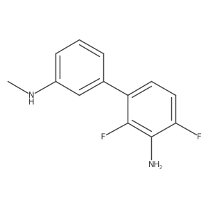 2,6-Difluoro-3-[3-(methylamino)phenyl]aniline结构式