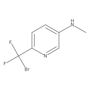 6-(bromodifluoromethyl)-N-methylpyridin-3-amine Structure