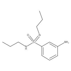 3-amino-N,N-dipropylbenzene-1-sulfonoimidamide Structure
