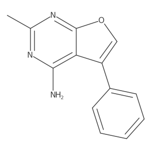 2-Methyl-5-phenylfuro[2,3-d]pyrimidin-4-amine Structure