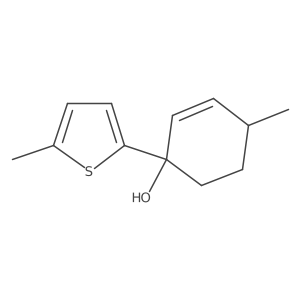 4-Methyl-1-(5-methylthiophen-2-yl)cyclohex-2-en-1-ol Structure