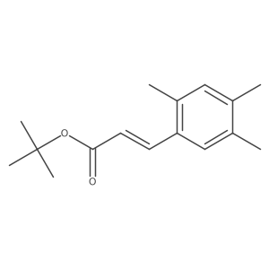 tert-butyl (2E)-3-(2,4,5-trimethylphenyl)prop-2-enoate Structure
