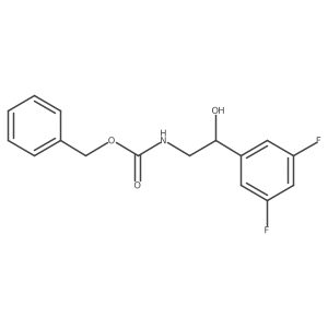 benzyl N-[2-(3,5-difluorophenyl)-2-hydroxyethyl]carbamate Structure