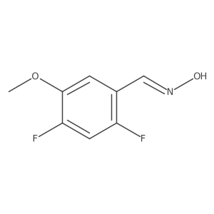 2,4-Difluoro-5-methoxybenzaldehyde oxime Structure
