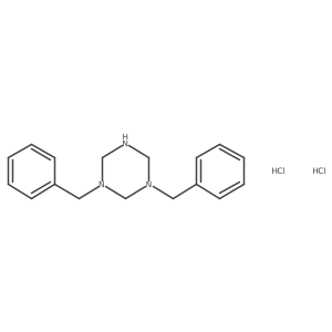 1,3-Dibenzyl-1,3,5-triazinane dihydrochloride Structure
