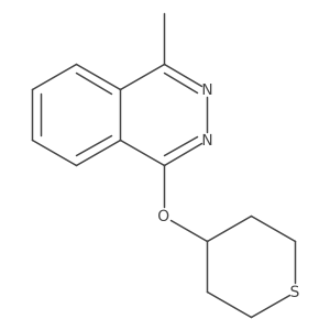1-Methyl-4-(thian-4-yloxy)phthalazine结构式