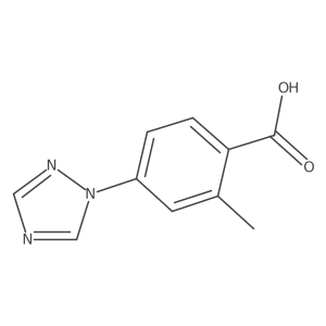 2-methyl-4-(1H-1,2,4-triazol-1-yl)benzoic acid Structure
