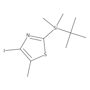 2-(Tert-butyldimethylsilyl)-4-iodo-5-methylthiazole Structure