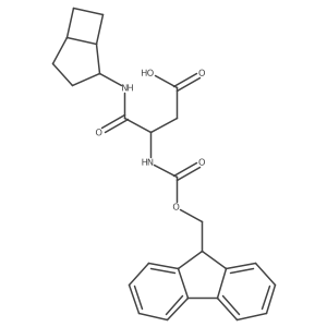 rac-3-{[(1R,5R)-bicyclo[3.2.0]heptan-2-yl]carbamoyl}-3-({[(9H-fluoren-9-yl)methoxy]carbonyl}amino)propanoic acid Structure