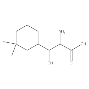 2-Amino-3-(3,3-dimethylcyclohexyl)-3-hydroxypropanoic acid结构式