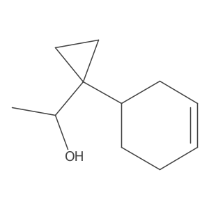 1-[1-(Cyclohex-3-en-1-yl)cyclopropyl]ethan-1-ol结构式