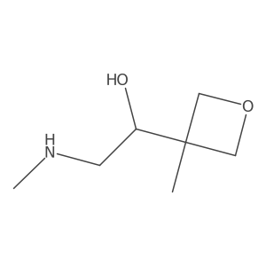 2-(Methylamino)-1-(3-methyloxetan-3-yl)ethan-1-ol Structure