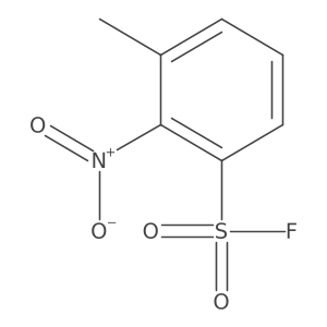 3-Methyl-2-nitrobenzene-1-sulfonyl fluoride Structure
