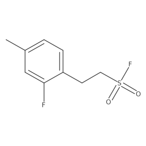 2-(2-Fluoro-4-methylphenyl)ethane-1-sulfonyl fluoride结构式