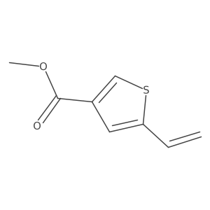 Methyl 5-ethenylthiophene-3-carboxylate Structure