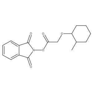 1,3-dioxo-2,3-dihydro-1H-isoindol-2-yl 2-[(2-methylcyclohexyl)oxy]acetate结构式