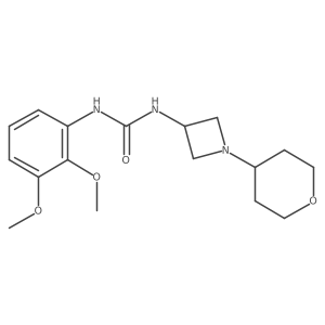 1-(2,3-Dimethoxyphenyl)-3-[1-(oxan-4-yl)azetidin-3-yl]urea Structure