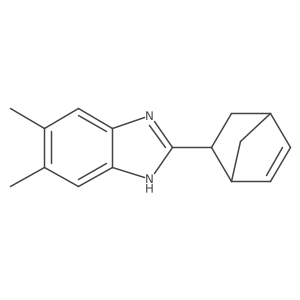 2-{bicyclo[2.2.1]hept-5-en-2-yl}-5,6-dimethyl-1H-1,3-benzodiazole Structure
