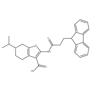 2-({[(9H-fluoren-9-yl)methoxy]carbonyl}amino)-6-(propan-2-yl)-4H,5H,6H,7H-thieno[2,3-c]pyridine-3-carboxylic acid Structure