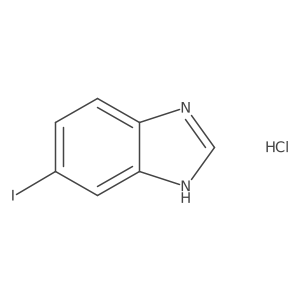 6-Iodo-1H-benzimidazole;hydrochloride Structure