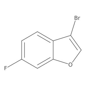 3-Bromo-6-fluorobenzofuran结构式